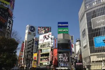 Looking towards the entrance of Center Gai (just left of Starbucks)