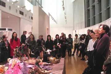 Opening of the "World Ningyo Exhibition"