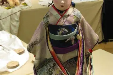 One of the works by a Japanese artist