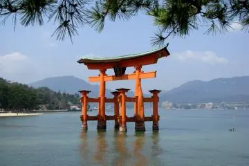 Classic view of Miyajima