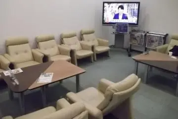 Relax in the little lounge