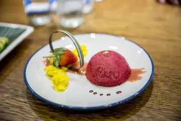 You can even cook with sake! This Strawberry Sake Mousse was one of the winning entries for Japan Centre's annual Sake Cooking Competition