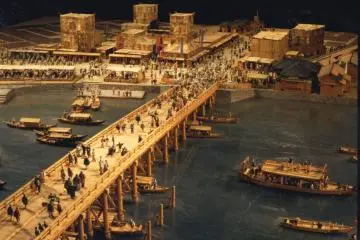 Nihonbashi and Waterways (Photo: Edo Tokyo Museum)