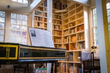 Inside the library