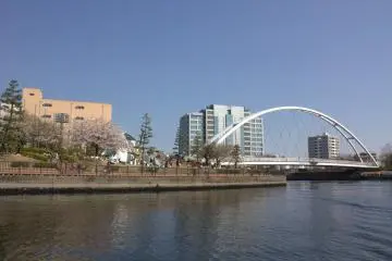 Beautiful waterfront park