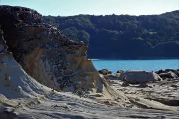 The landscape was formed out of 3,000 - 8,000 year old sandstone