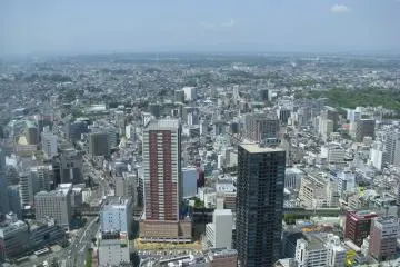 Skyscrapers seems like toys from that height