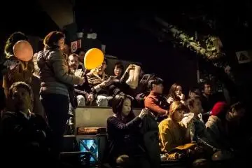 World's biggest pop up Short Film Festival in historic Art Complex 1928 theater in Sanjo Kyoto