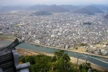 Gifu City from the top