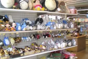 Tottoro characters in the toy shop