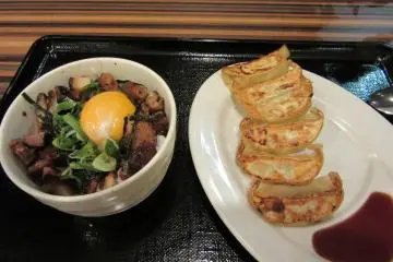 I liked the gyoza dinner