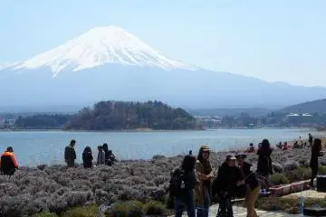 วิวฟูจิที่ Kawaguchiko Natural Living Center 