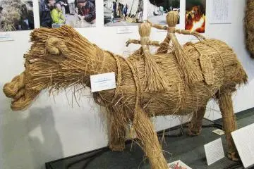 Figures of straw were popular in the past