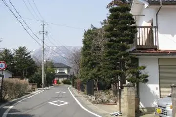 Quiet street of Asahimura