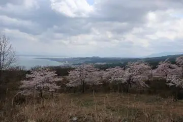 Lake Biwa on the far left