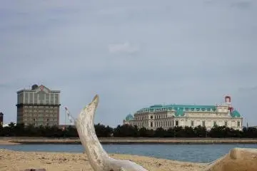 Is this a mirage? Are your eyes playing tricks on you? Is there actually a beach in Vienna?