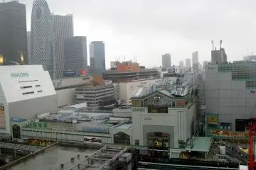 There are many shopping malls in Shinjuku
