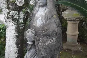 She must be hardy to survive the weather