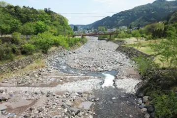 Certaines parties de la Daiyagawa sont rocailleuses