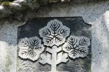 The emblem of Suwa Taisha met everywhere