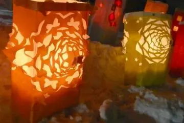 3D lanterns by some incredibly talented lady.