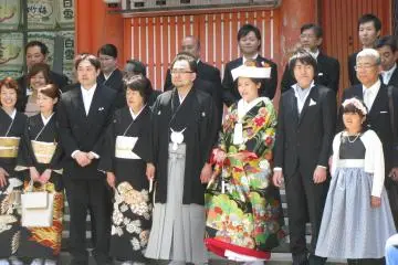 Wedding party photo