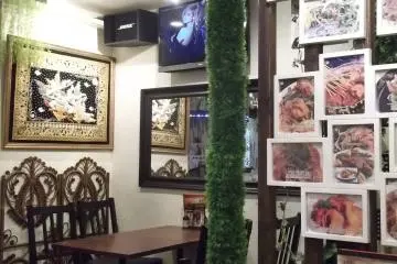 Inside the restaurant