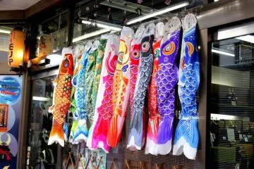 Traditional decorations for Kodomo no hi