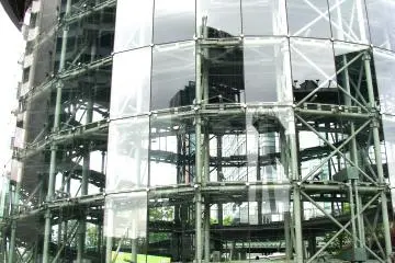 Glass building