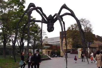 Huge sculpture of a spider