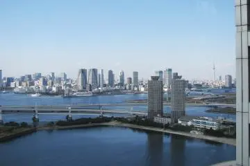 The view of Odaiba district
