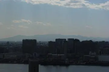 I spotted Fuji-san!