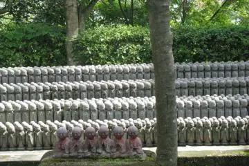 Thousands of statues