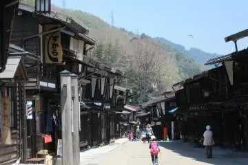 Narai is surrounded by wooded mountains
