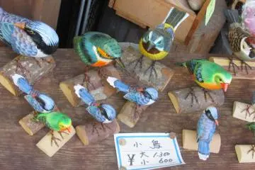 Birds made of metal