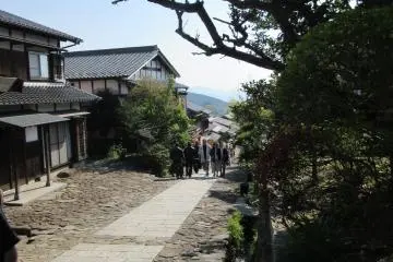 There are no lines of houses in Magome