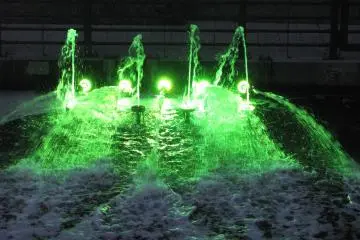 Illuminated fountains