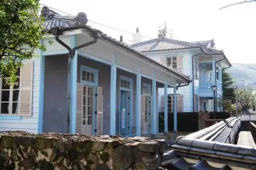 There are still seven Western-style houses on Hollander Slope in Nagasaki