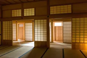 Inside Hakodate Bugyosho, the magistrate's office of the Republic of Ezo.