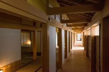 Inside Hakodate Bugyosho, the magistrates office of the Republic of Ezo.