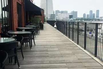 A restaurant on the second floor