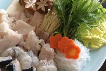 Fugu chunks ready for boiling in a pot (Photo: PPF)