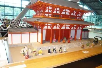 Model of main gate of Dazaifu Government Office