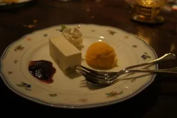 Dessert ice cream - luckily it was offered complimentary that day!!