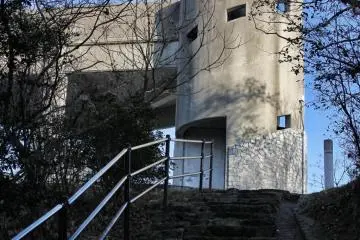 The observation deck on the hill is accessed from several directions
