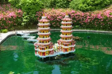 Dragon and Tiger Pagoda in Kaohsiung, Taiwan