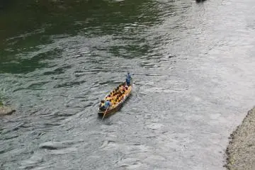 Boating on the river