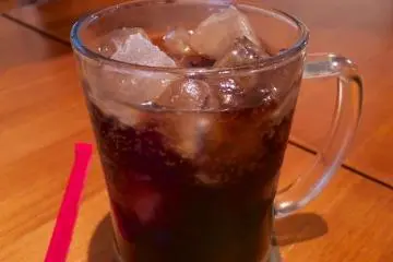 Sweet cherry Coca Cola