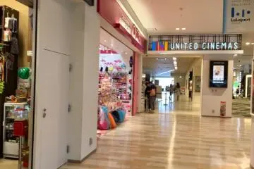 Third floor shopping & United Cinemas