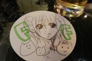 The hand drawn beer mats